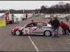 Car on way to awning