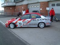 In the pit lane
