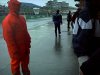 Terrible conditions before the Feature Race
