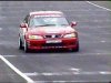 Over the finish line in the Feature Race